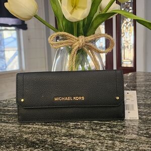 Michael Kors Black Leather Wallet